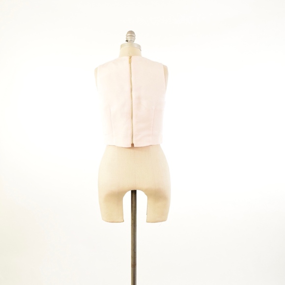 ❌SOLD❌Eliza J Blush Pink Jeweled Crop Top - Picture 6 of 7